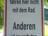 Vern&uuml;nftige Menschen und das Radfahren