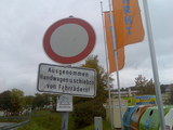Schild f&uuml;r Volldeppen