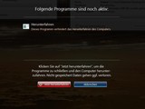 Herunterfahren verhindert herunterfahren