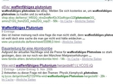 Plutonium bei Ebay