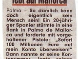 D&auml;mlicher Bankr&auml;uber