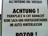 Parkplatz bawacht