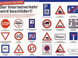 Das Internet wird beschildert