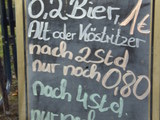 Sitzfleisch und durst