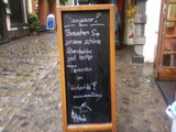 &Uuml;berdochte und beizte Terrasse