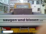 Saugen und blasen Service