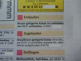 Makabere Anzeige in der Zeitung