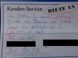 Annonce im Supermarkt Annonce im Supermarkt
