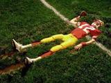 Platter Footballspieler