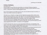 Echte K&uuml;ndigung