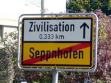 Noch 0,333 Meter zur Zivilisation