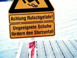 Rutschgefahr