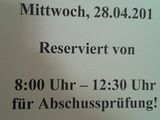 Absch(l)usspr&uuml;fung