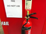 Feuerl&ouml;scher nicht zum l&ouml;schen von Feuern