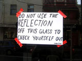 Nutzung der Reflektion verboten