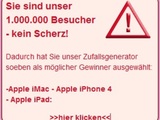 Der 1 Millionste Besucher