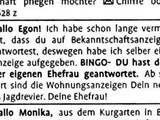 Kontakt- und Wohnungsanzeigen