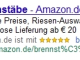 Brennst&auml;be bei Amazon