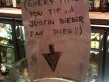 Anti-Bieber-Trinkgeld