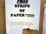 Papierschnipsel gratis