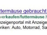 Futterm&auml;use gebraucht kaufen