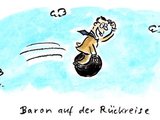 L&uuml;genbaron auf und davon