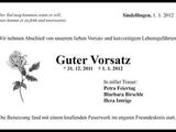 Tod vom guten Vorsatz