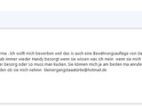 Bewerbung von BigAli