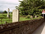 Warnung am Friedhof