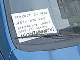 Mach dein Auto weg Mach dein Auto weg