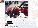 Blut im Supermarkt