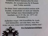 &Auml;rger &uuml;ber Falschparker