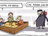 Vampir hat Durst
