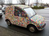 Auto als Buchstabensuppe