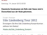 Udo Lindenberg bald tot?