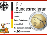 Die 2€ Tank-Münze Die 2€ Tank-Münze