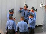 Polizisten bei der Arbeit