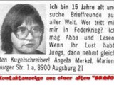 Angela sucht einen Brieffreund Angela sucht einen Brieffreund