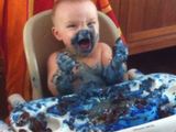 blaues Baby