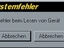 Systemfehler