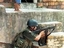 Kind und Soldat