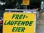 Freilaufende Eier