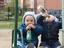Kinder mit der Flasche