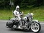 Ritter auf Motorrad