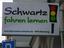 Schwarz fahren lernen