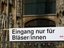 Eingang f&uuml;r Bl&auml;ser
