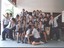 Komisches Klassenfoto