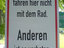 Vern&uuml;nftige Menschen und das Radfahren