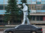 Statue auf dem Auto