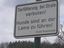 Aber nur bei Strafe!